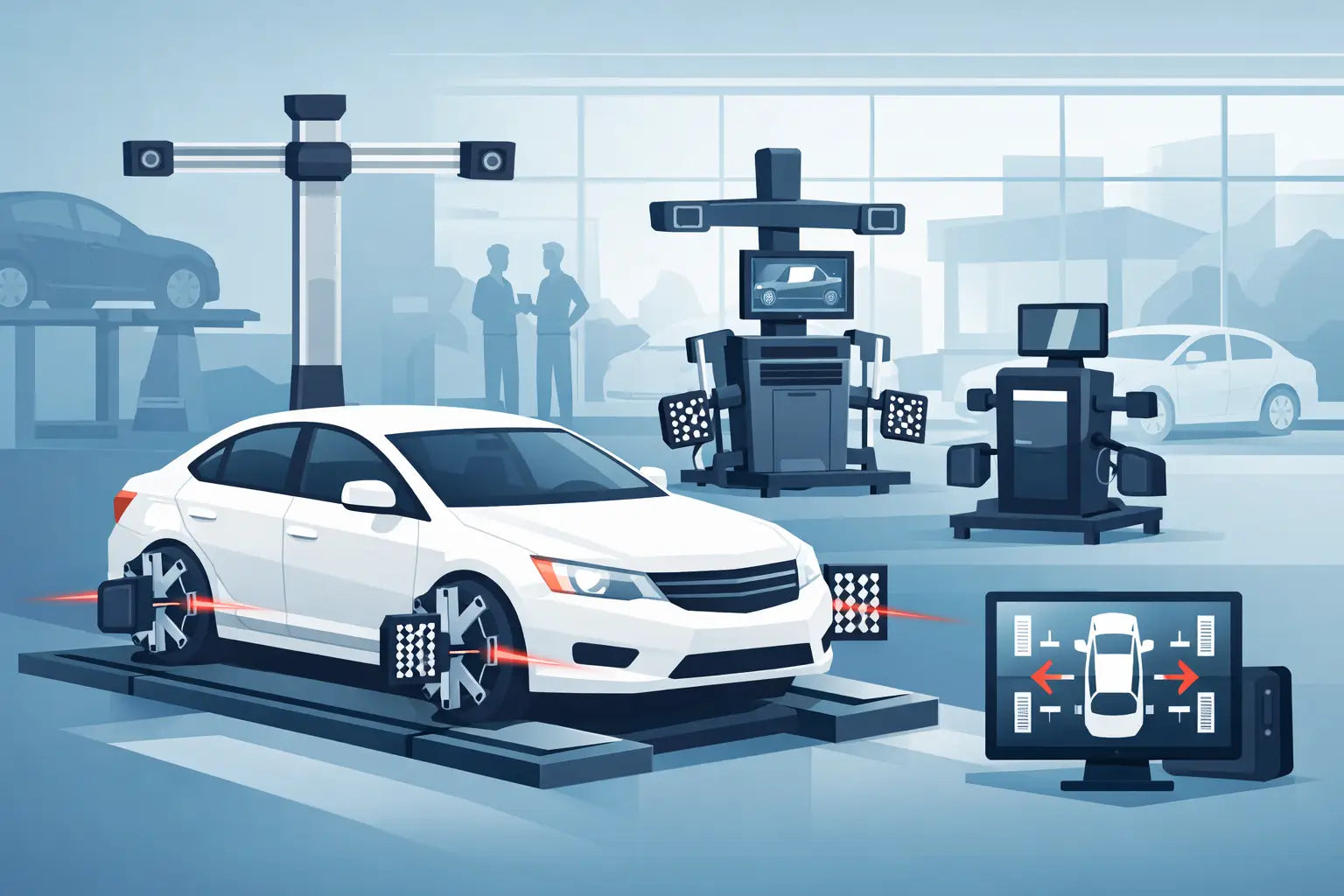 Beste Achsmesssysteme für Autohäuser im Vergleich