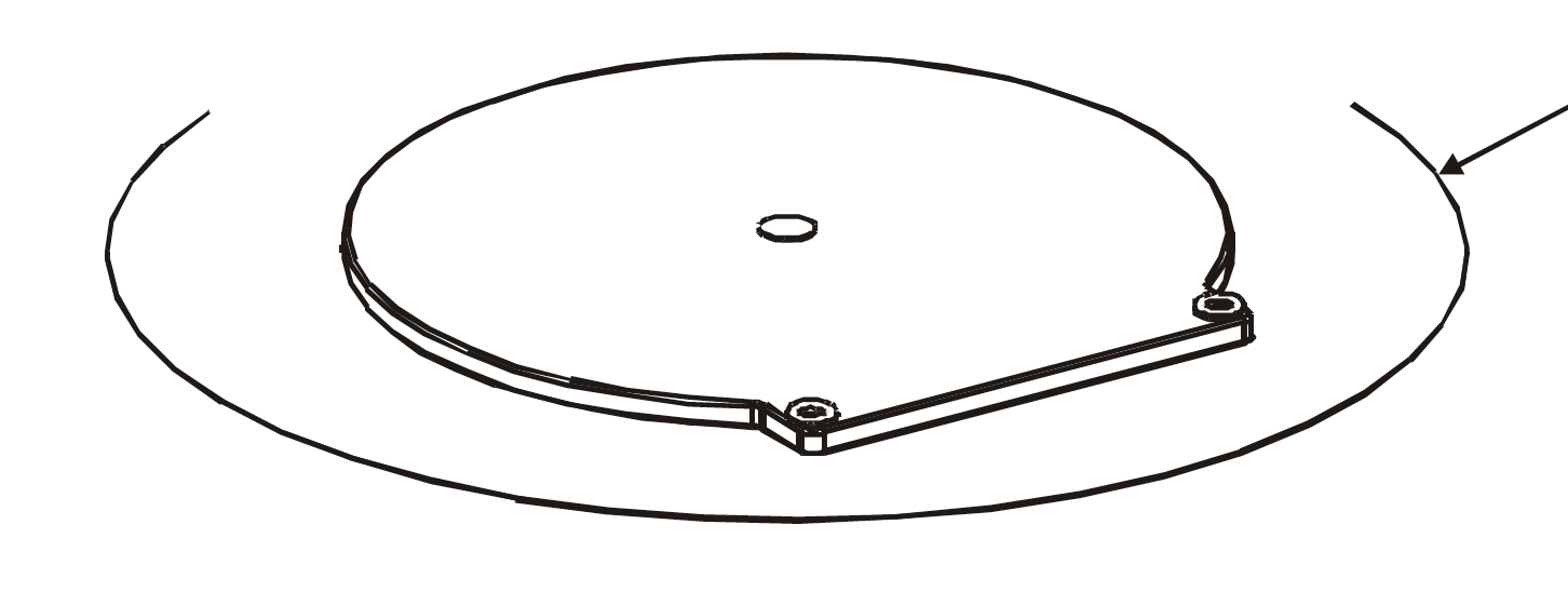 Drehteller Abdeckung