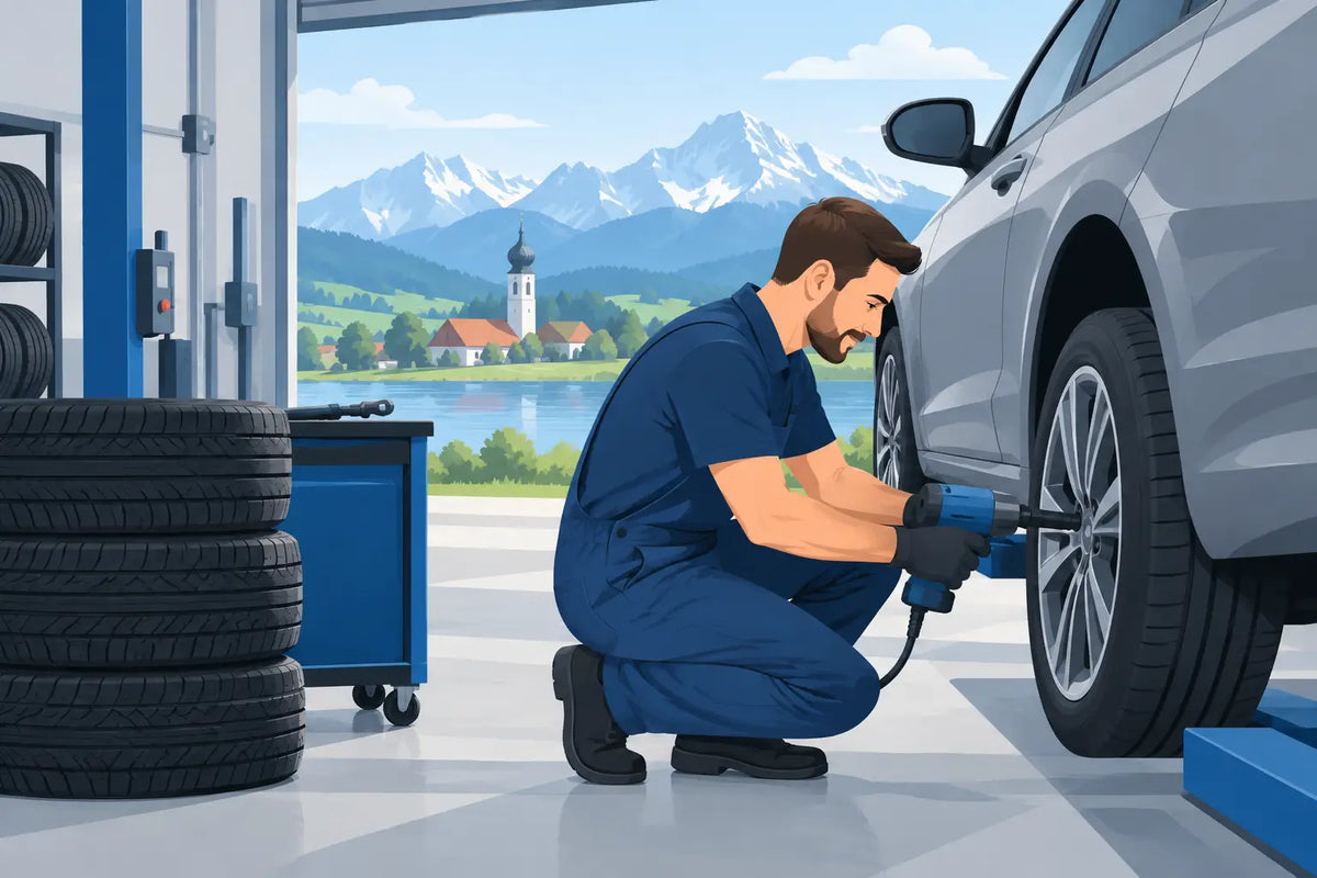 Praxisbeispiel Reifenservice in Bayern im Alltag