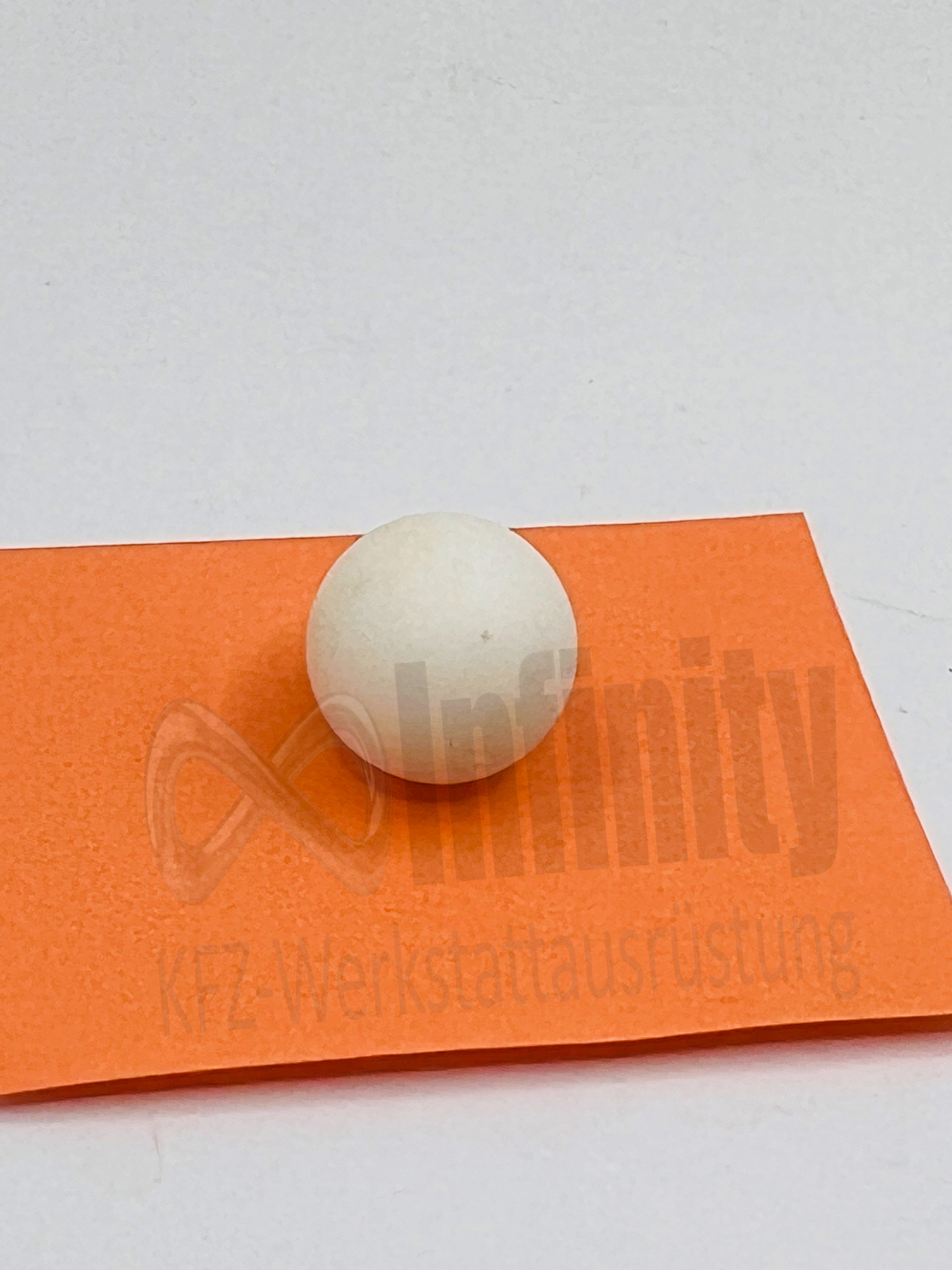 Drehtellerkugel 9/16 weiß